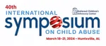 40th Annual Symposium on Child Abuse logo.